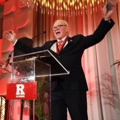 Ray Lesniak at Rutgers Hall of Distinguished Alumni ceremony