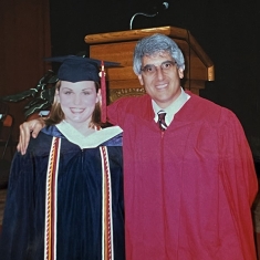 RUAA Gloria Vanderham with Professor Steven Miller in 2000