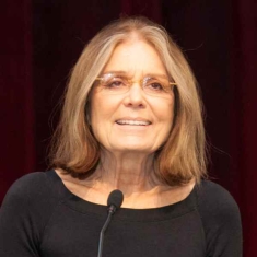 Gloria Steinem speaking at Rutgers